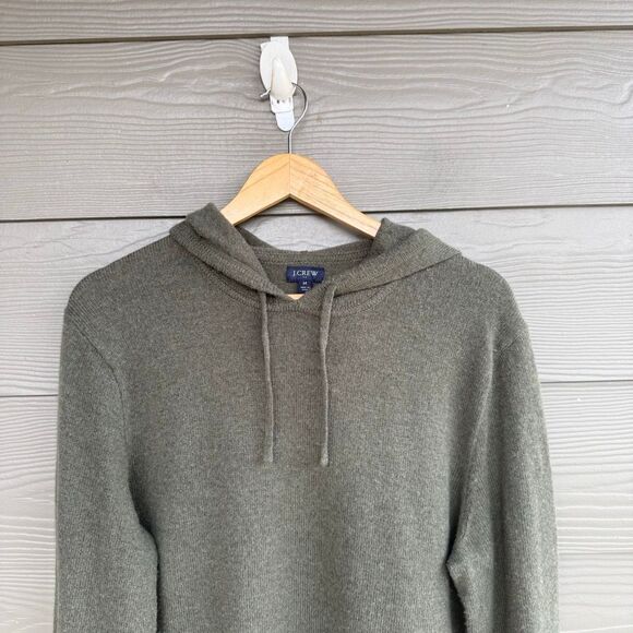 J Crew hooded lambswool blend sweater - Picture 2 of 4